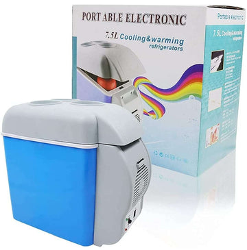 7.5L Portable Car Cooling & Warming Mini Refrigerator | Travel Fridge for Car & Home Use